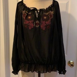 Gemstone boho blouse